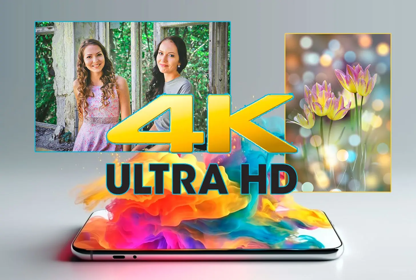 Fotó konvertálása Ultra HD minőségre telefonon..