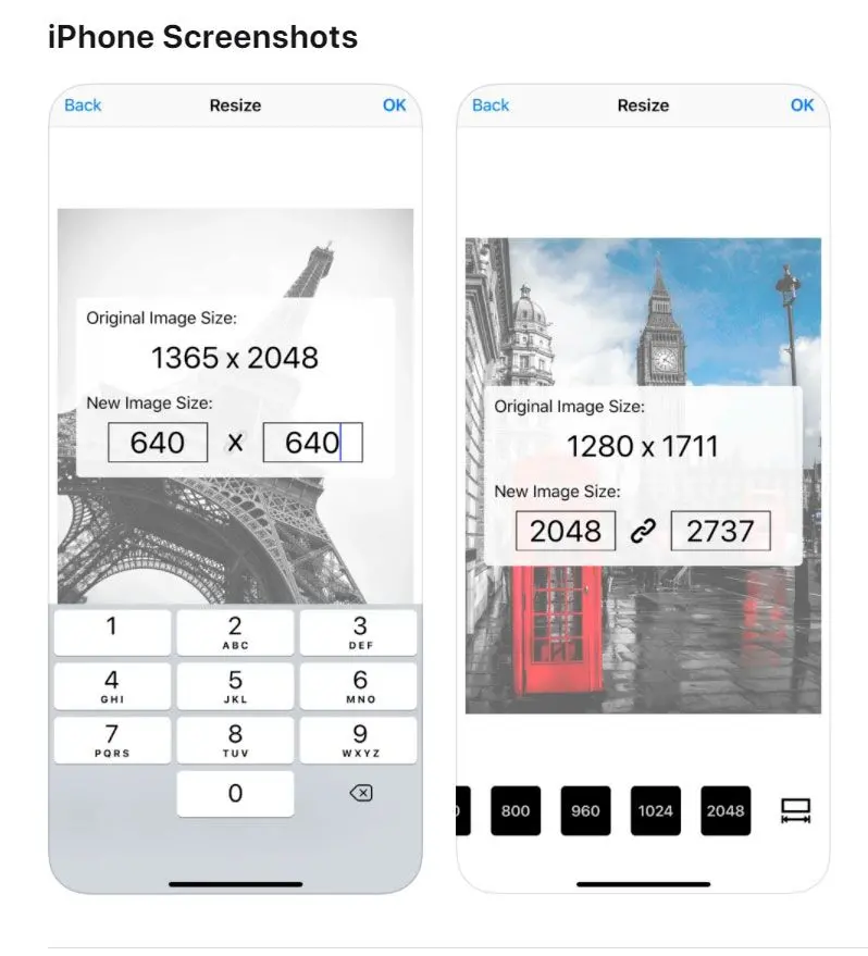 Ingyenes Photo KB Resizer iOS-re..