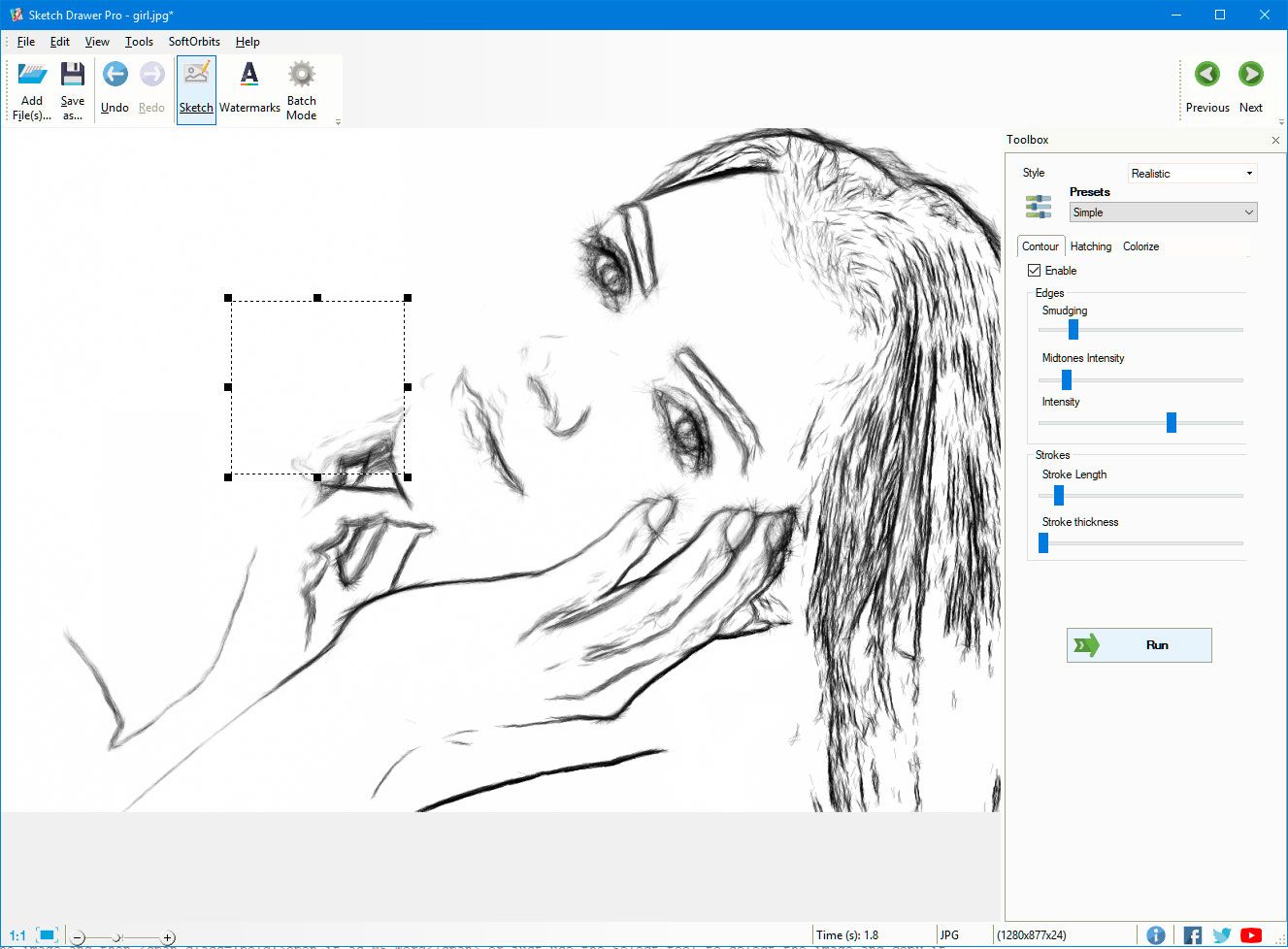 Sketch Drawer Screenshot.