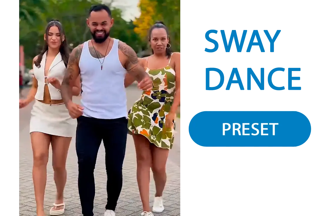 Válassza ki a Sway Dance Effektust.