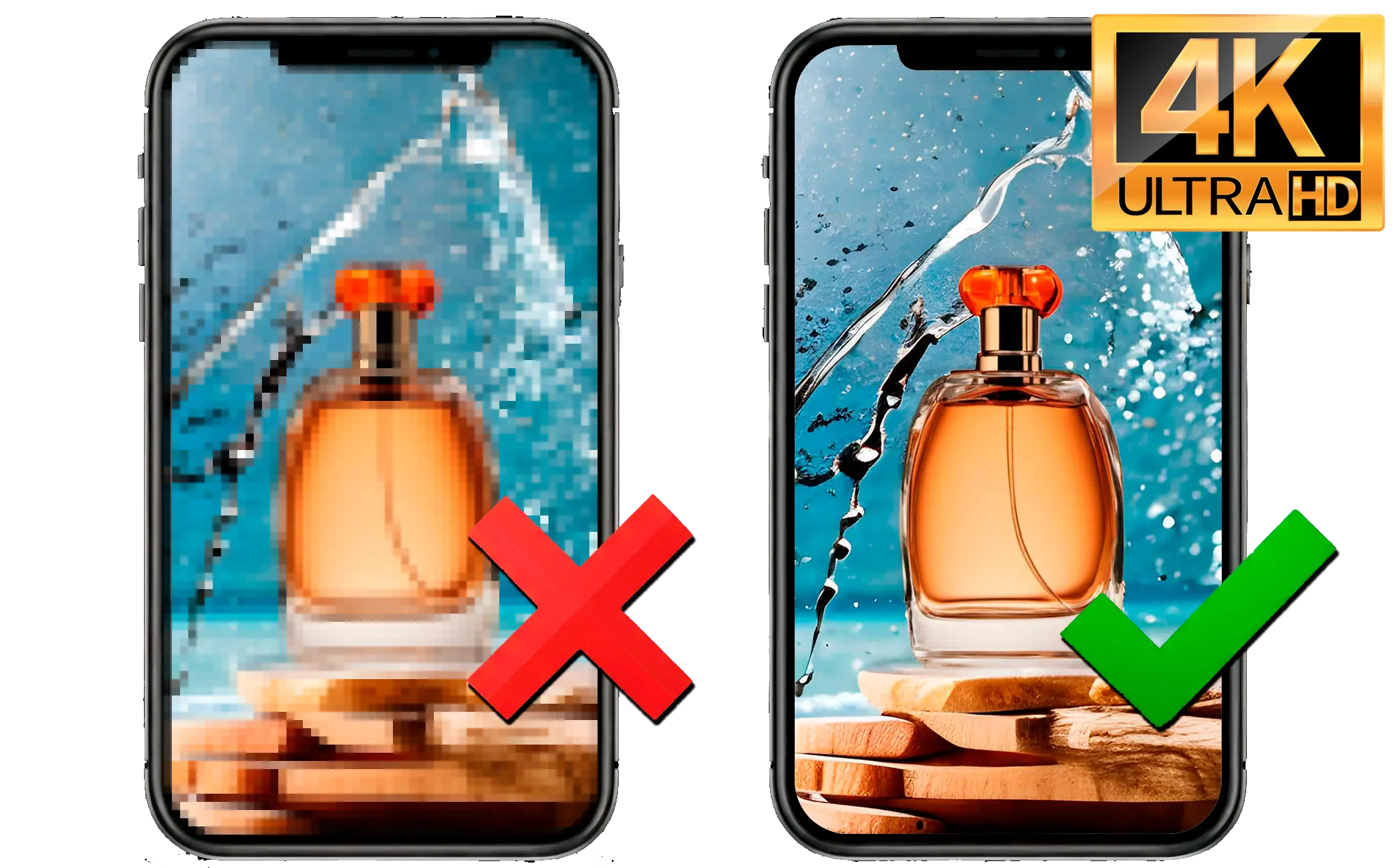 Nagy felbontású kimenet.