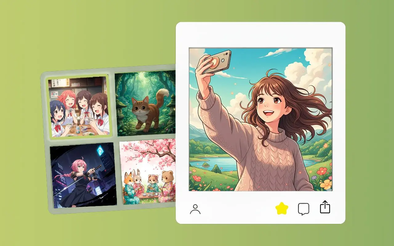 Alkoss meg bármit, amit elképzelsz: Készítsen Anime fotókat.