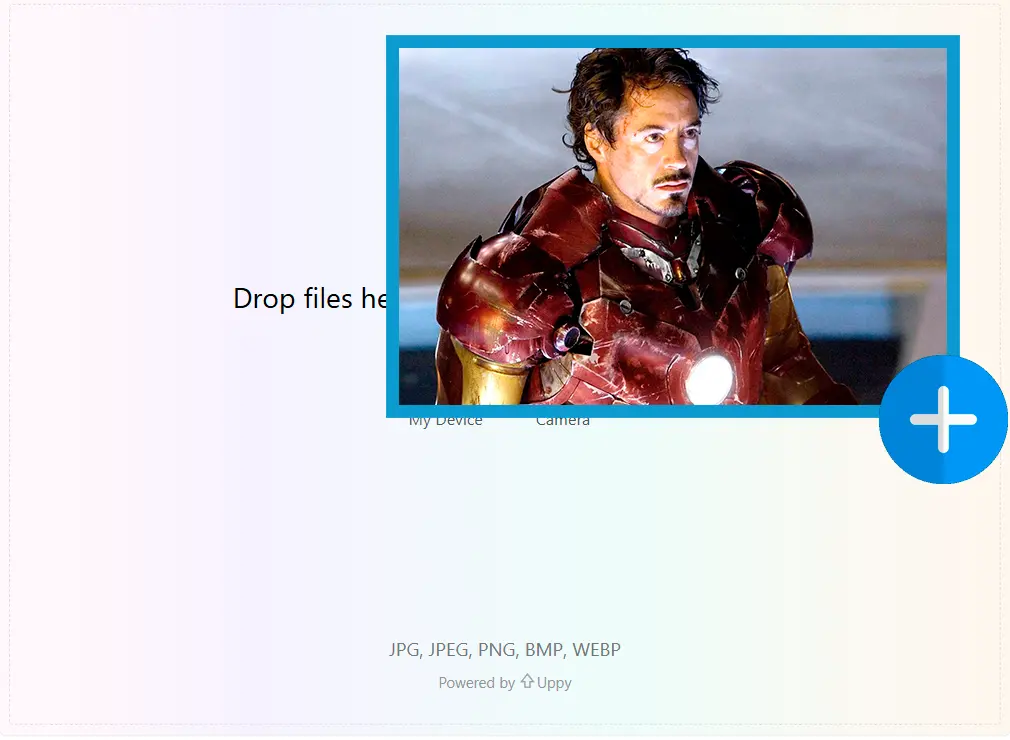 Célmédia feltöltése.