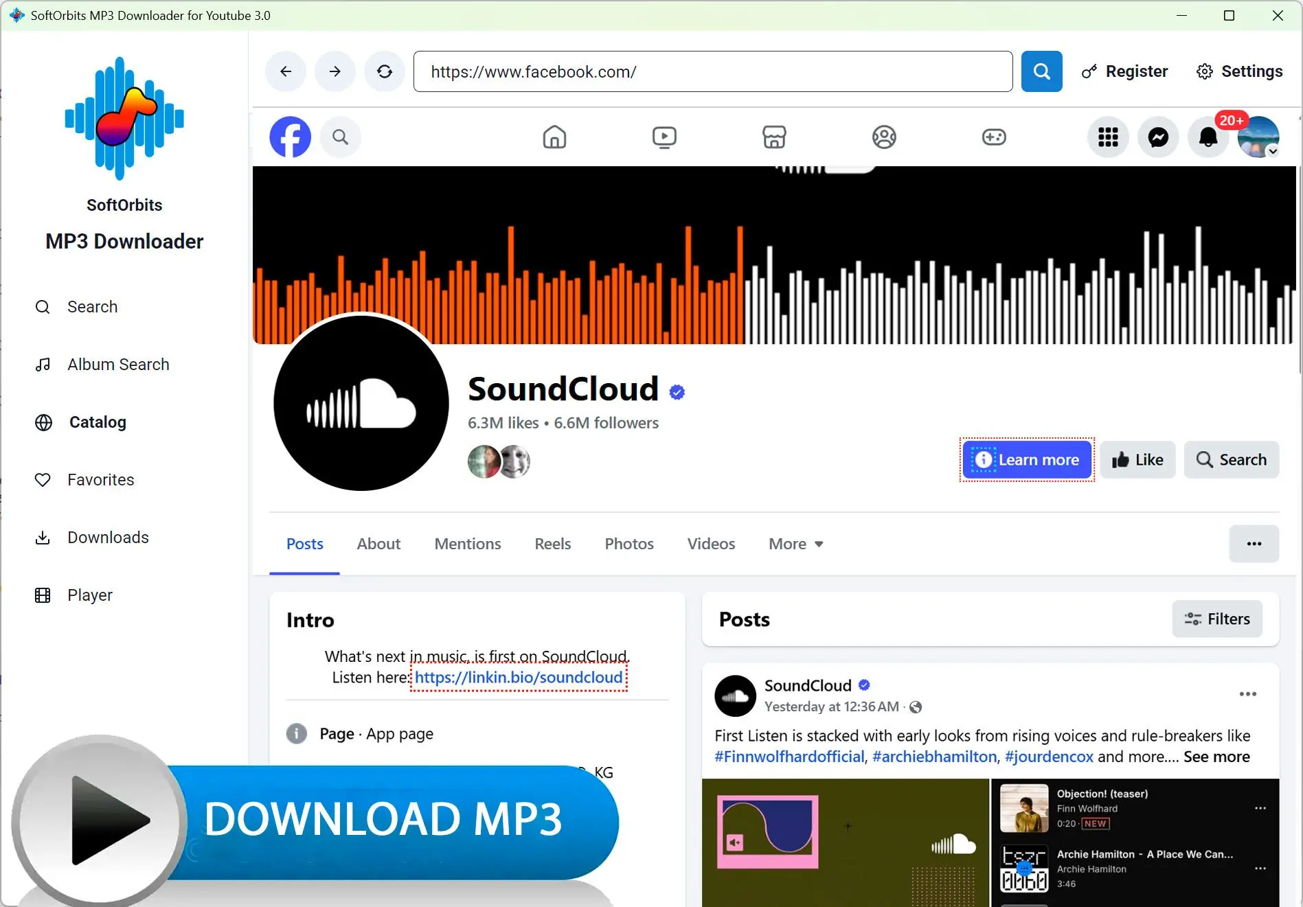 MP3 Downloader for Youtube: Képernyőkép.