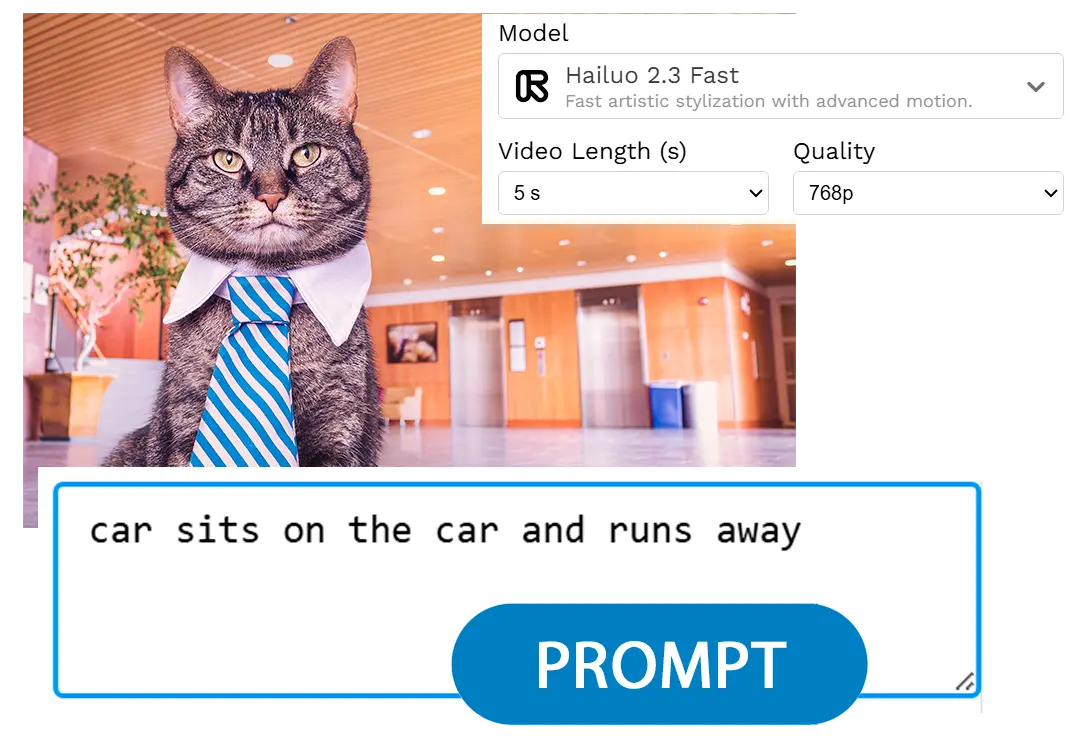 Adja meg a promptot és a beállításokat.