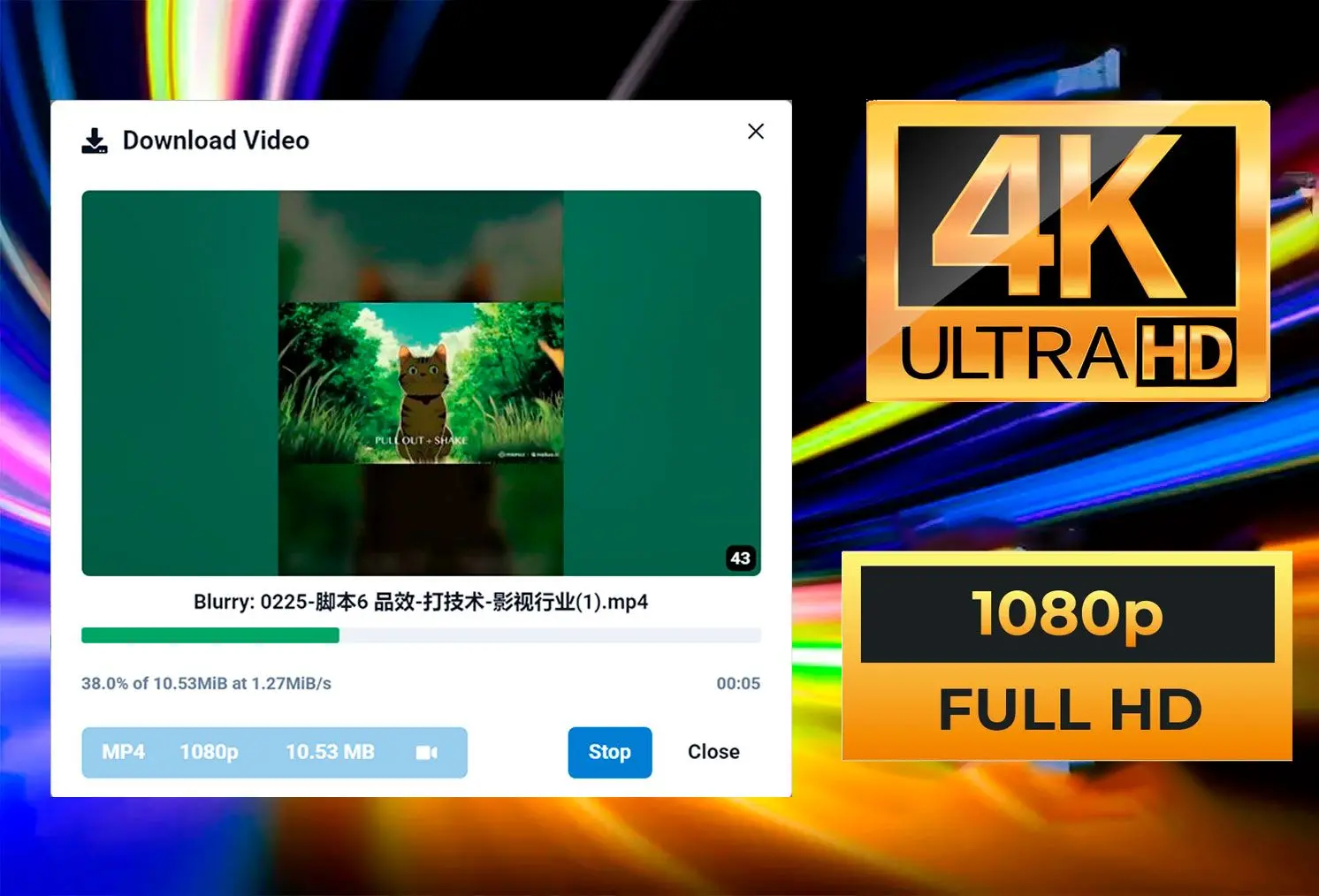 HD és 4K minőség.