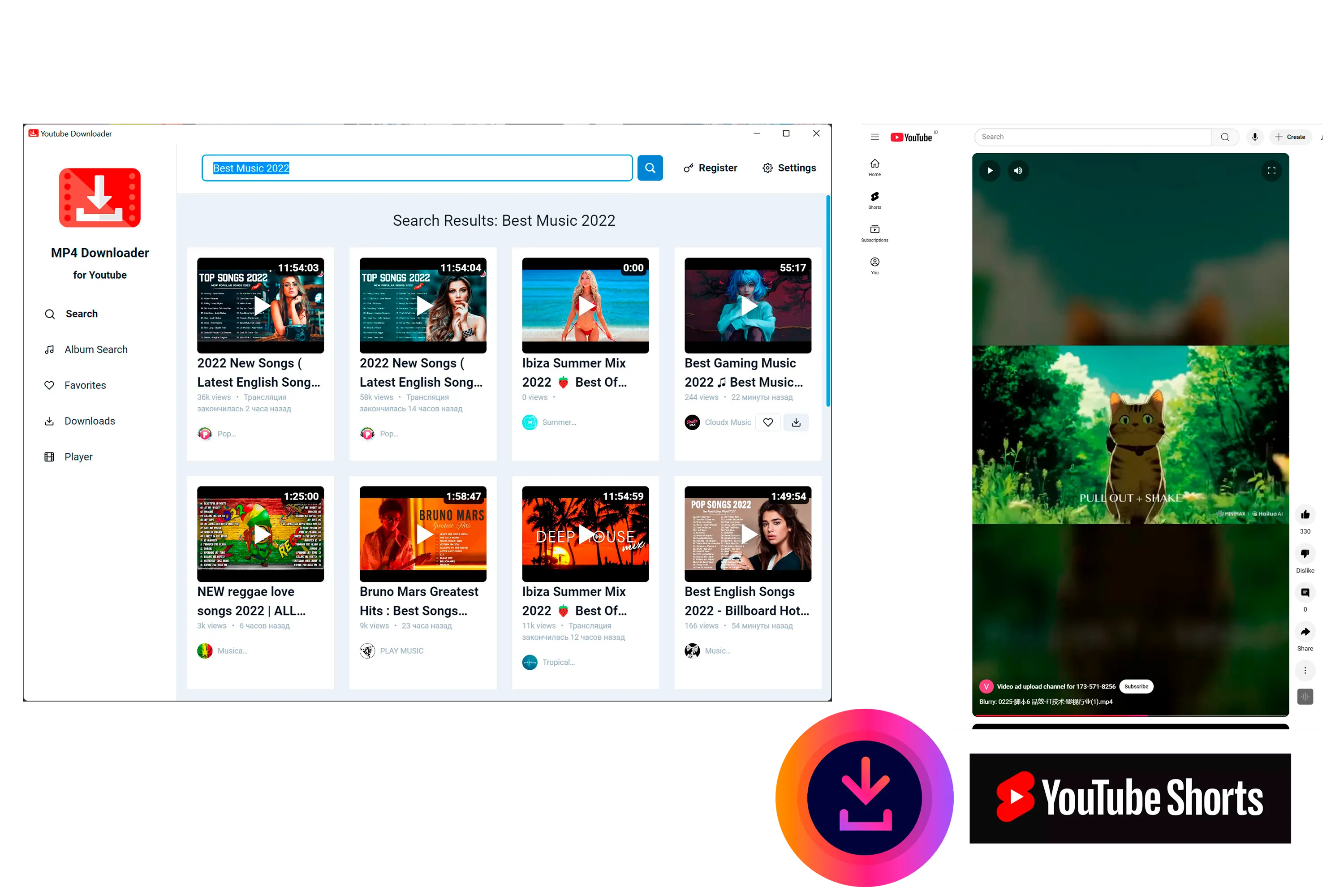 MP4 Downloader for Youtube Képernyőkép.