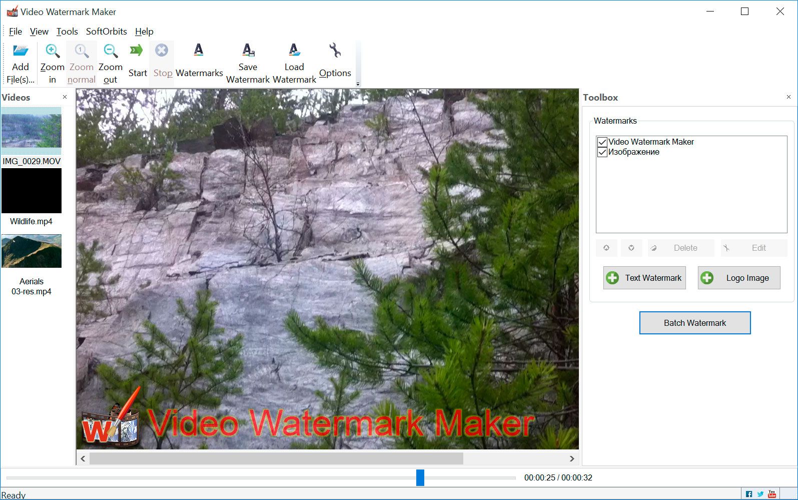 Video Watermark Maker Képernyőkép.